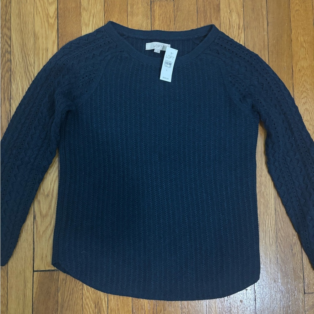LOFT Women's Navy Sweater